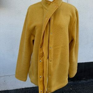 Talbots Mustard Teddy Jacket